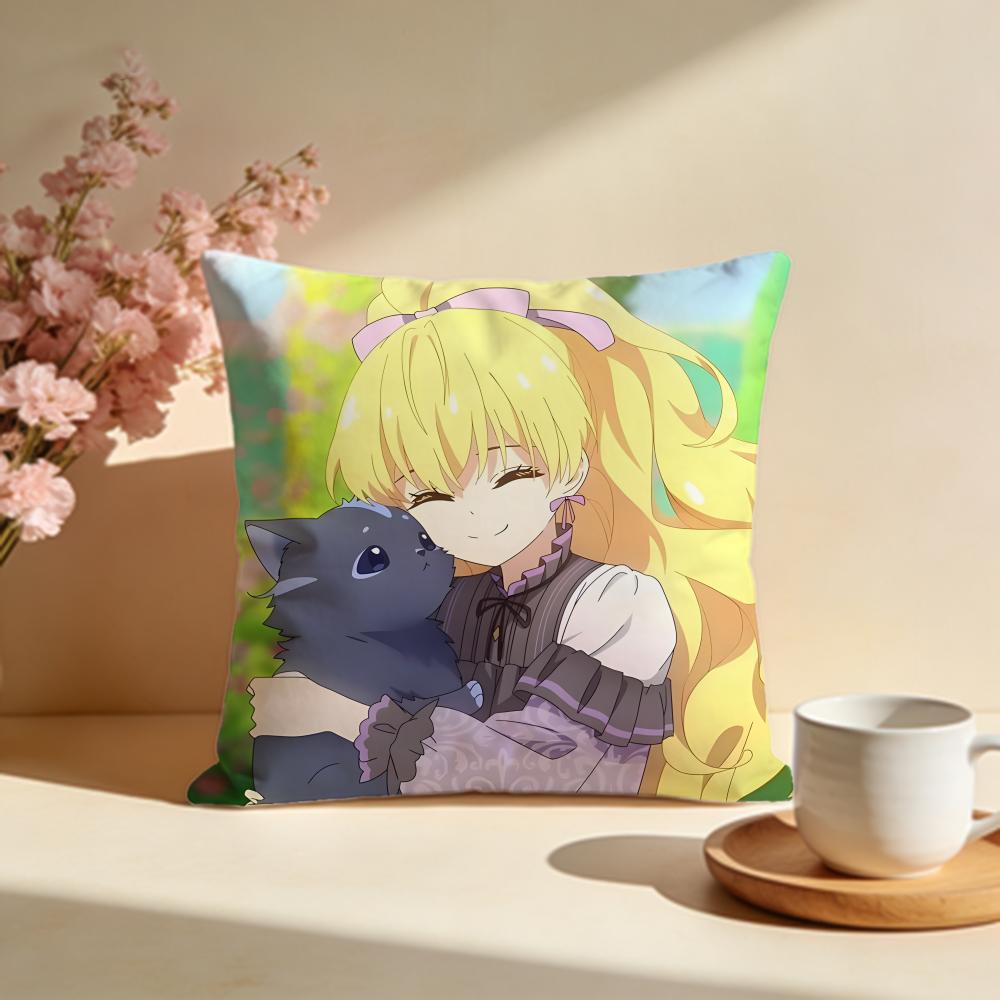 Hot TThe Fated Magical Princess Who Made Me a Princessed Cushion Cover Stylish Washable Pillow Cover Ideal for Couch Bedroom Car