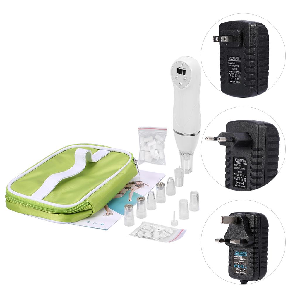 3Types Portable Diamond Peeling Pen Acne Blackhead Removal Vacuum Skin Peeling Equipment