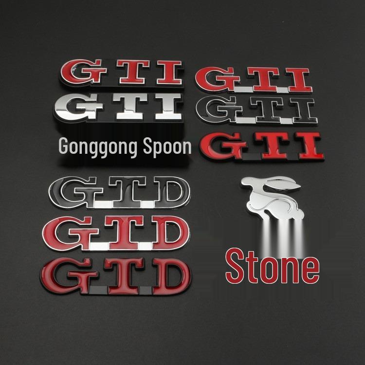 Volkswagen POLO Golf GTI Rabbit Car Emblem & Grille/Tail Decorative Sticker