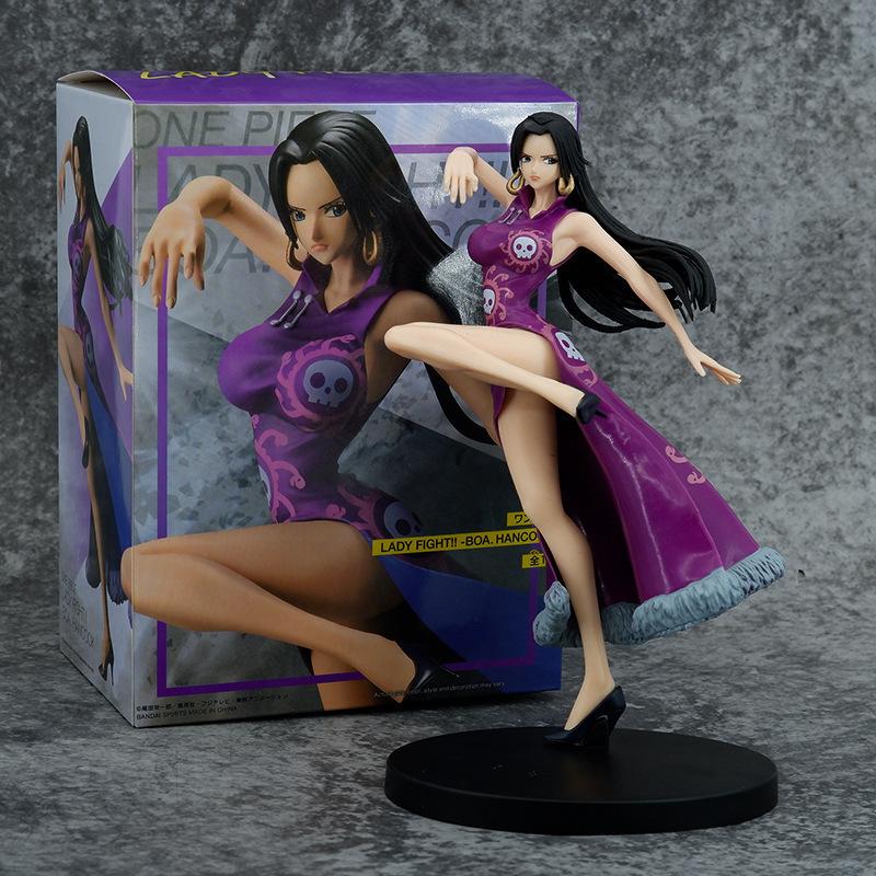 One Piece Hand-held Nine Snake Female Emperor Snake Ji Hankuk Beautiful Girl Kicking Female Emperor Hand-held Statue Model