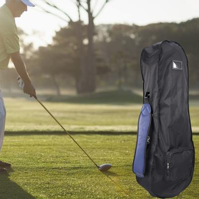 Portable Folding Golf Bag Rain Cover Dust-proof & Waterproof Oxford Cloth Rain Protection Cover for Golf Bag Heavy Duty Club Bag Raincoat for