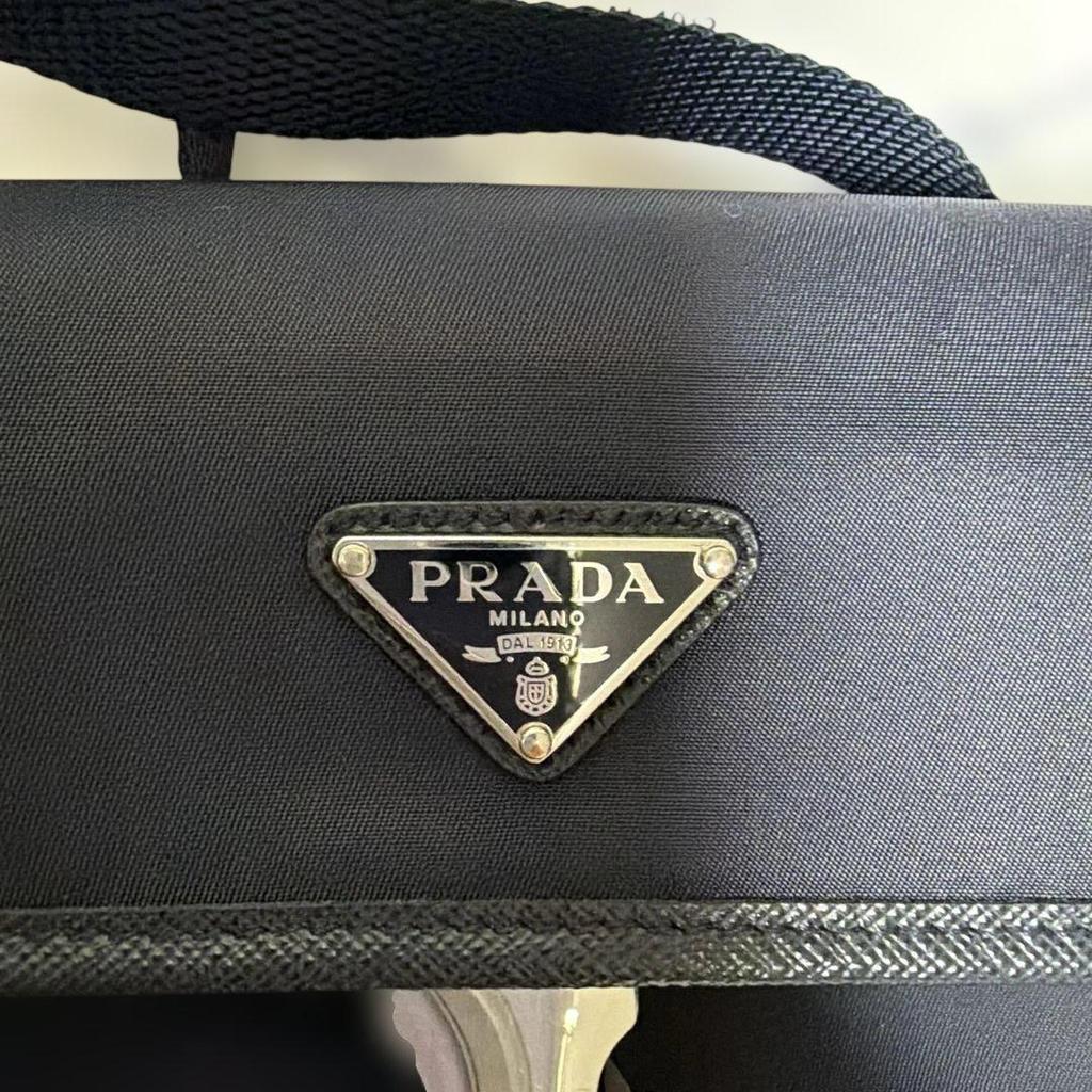 Used PRADA Saffiano Shoulder Bag Smartphone Case