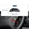 Kryt tlačítek multifunkčního spínače na volantu pro Mercedes Benz W220 W215 S430 S500 S600 CL500 CL600 1998-2006