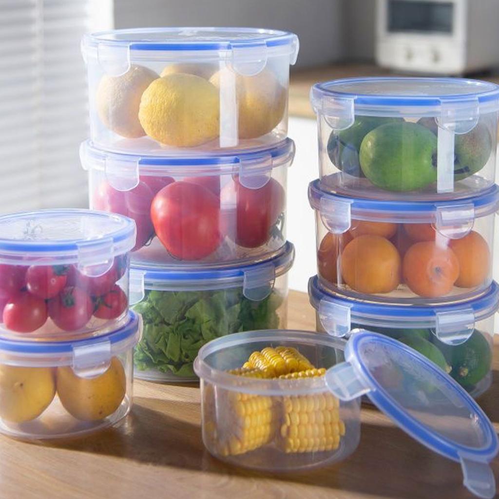Plastic Food Storage Jar Ideal For Fruits Salads Nut Easy To Identify Contents
