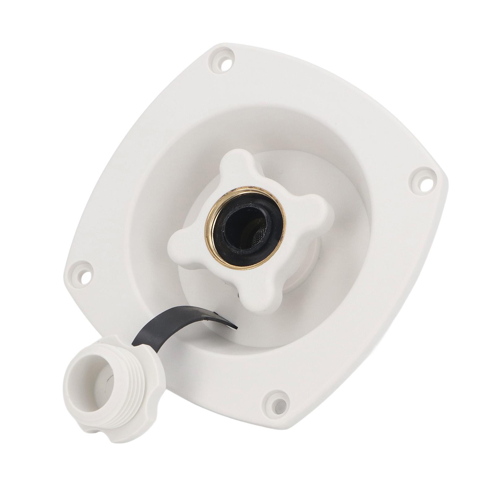 

Wall Mount Filler Regulator Resistant Pressure Regulated Water Entry for RV Trailer Boat