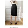Fashionable Irregular Mid-length Skirt for Women in Spring New Temperament Sexy High Waist Hip-packing One-step Skirt