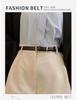 2025 New Women's Fashionable Leather Pin Buckle Belt for Jeans - Versatile and Stylish
