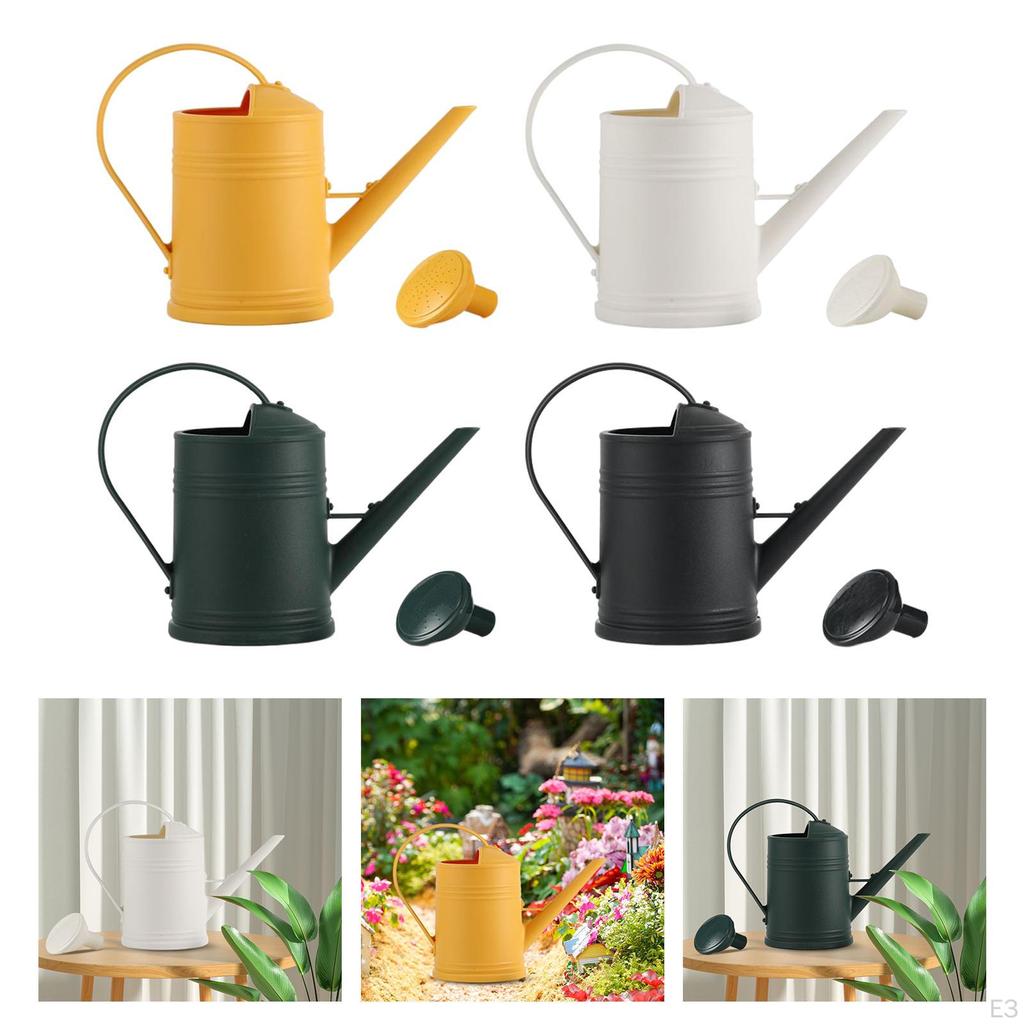 2000ml Watering Can Decorative Long Nozzle Multipurpose with Detachable Spray Head Large Capacity