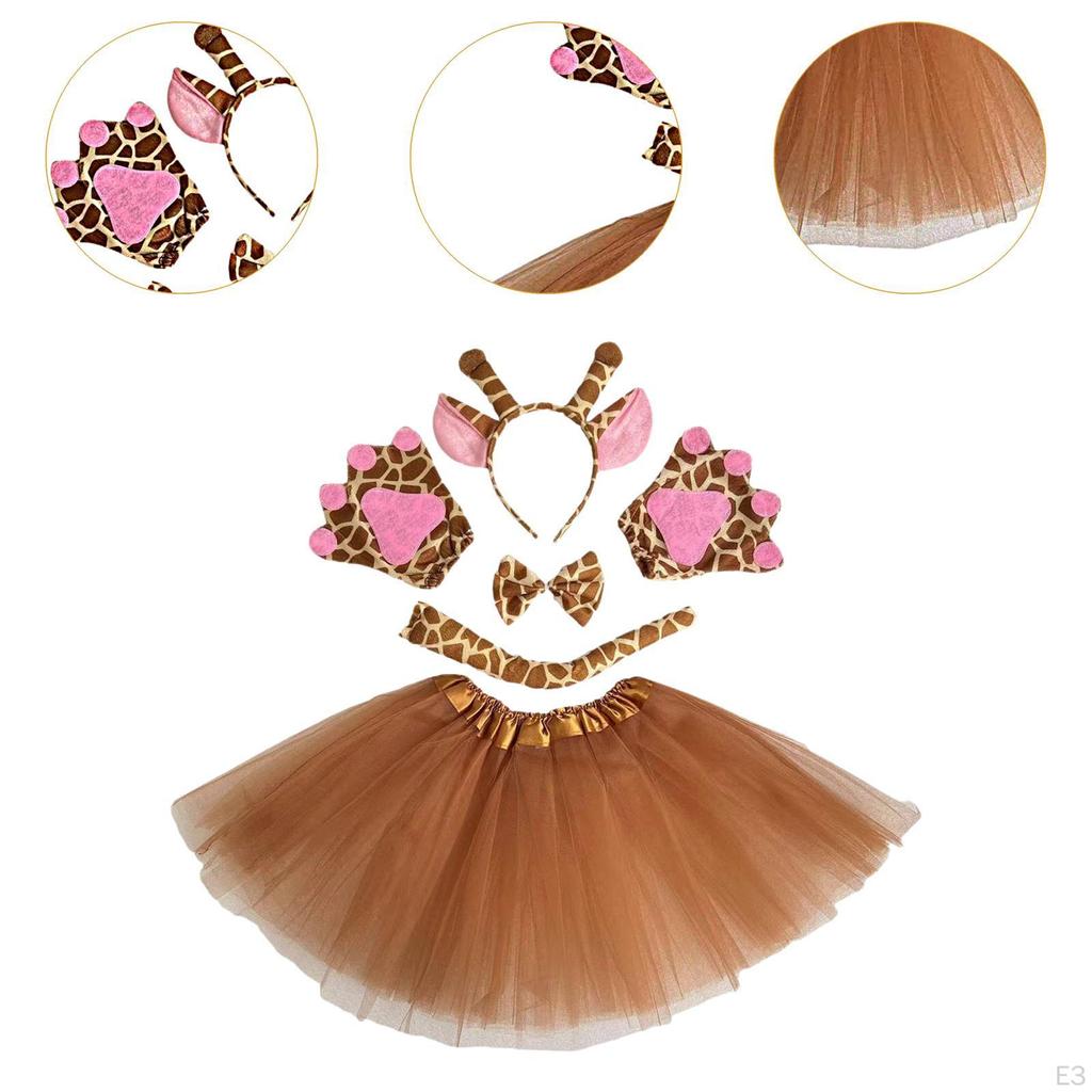 Animal Giraffe Costume Cosplay Cartoon Decorative Props for Performance Dress Up