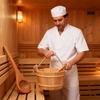 4L Large Capacity Wooden Sauna Bucket Ladle Kits Steaming Bathroom Tool Tub Barrels Portable Wood SPA Bucket Enduring