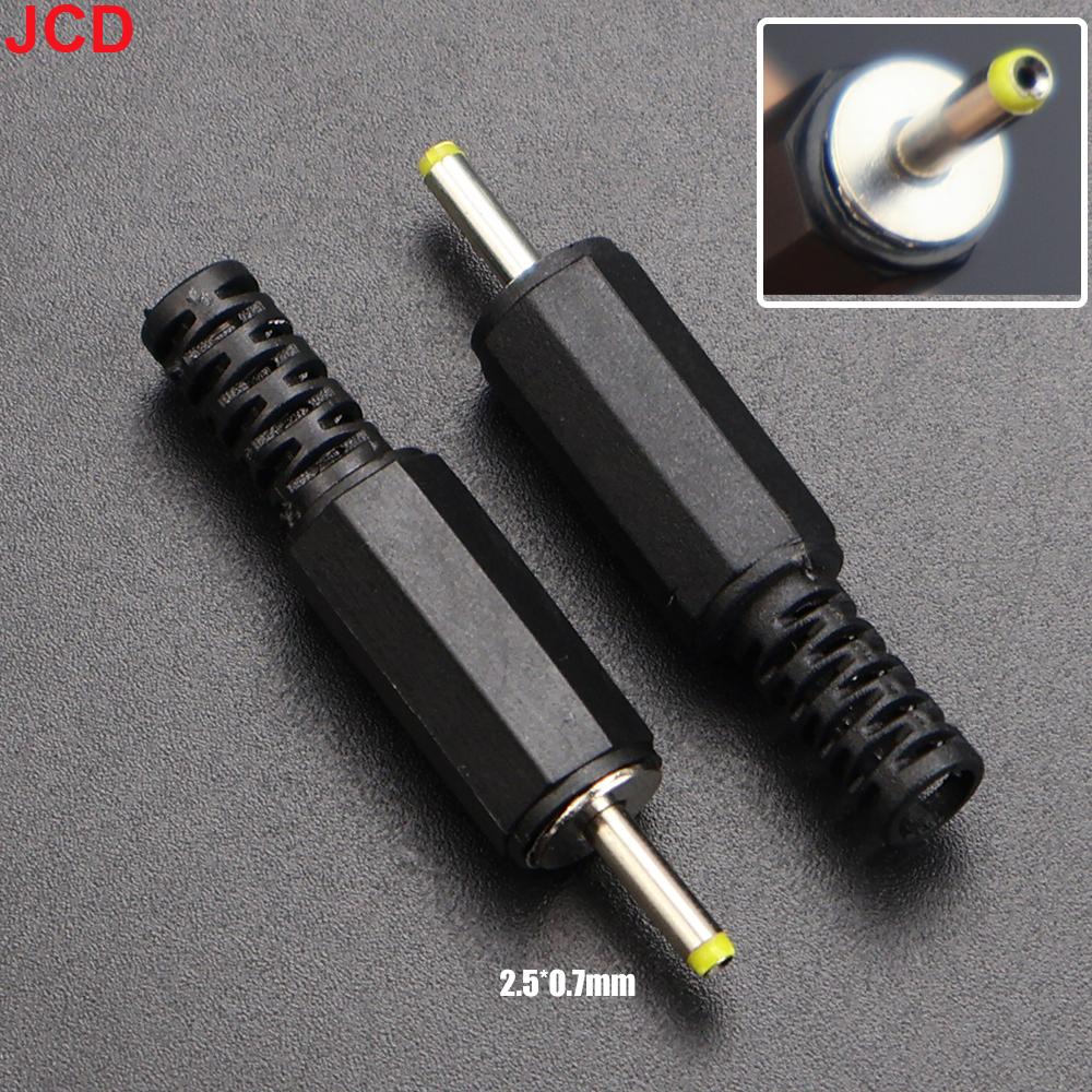 JCD 5/10pcs DC Power Plug 2.5x0.7mm 3.5x1.35m 5.5x2.1mm 5.5x2.5mm DC Connector Male Adapter Charging Solder Plug Jack