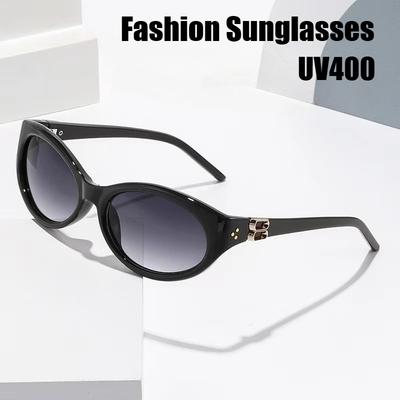 New Fashionable Cat Eye High-end Sunglasses UV Resistant Stage Performances Street Photography Popular Decorative Glasses