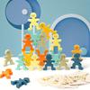 Wooden Funny Little Man Balance Stacking Fun Flavor Puzzle Early Education Hands-on Balance Ability Training Enlightenment Toys