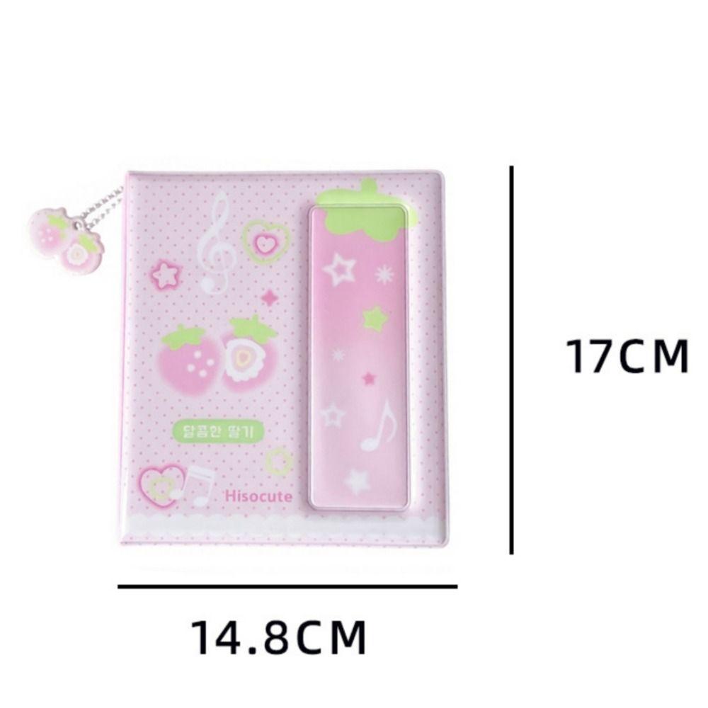 Cartoon Polaroid Album 4 Grid Layout Card Storage Album Fashion Photo Card Holder For Girls