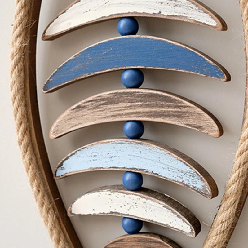 1 Stück Handgeschnitzte Fisch Wanddeko Holz Fisch Anhänger Einzigartige Wandbehänge Ornamente Ozean Strand Thema Restaurant Bar Wanddeko