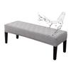 1PC Waterproof Jacquard Dining Bench Covers Living Room Bedrooms Kitchen Washable Anti-Dust Removable Bench Full Wrap Slipcovers