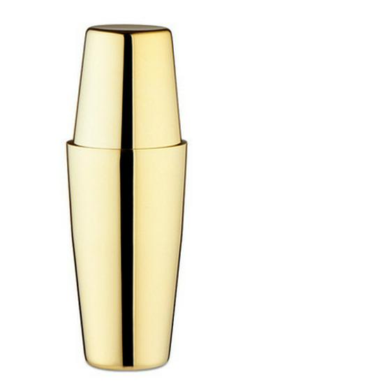 American-Style 304 Stainless Steel Boston Cocktail Shaker with Base