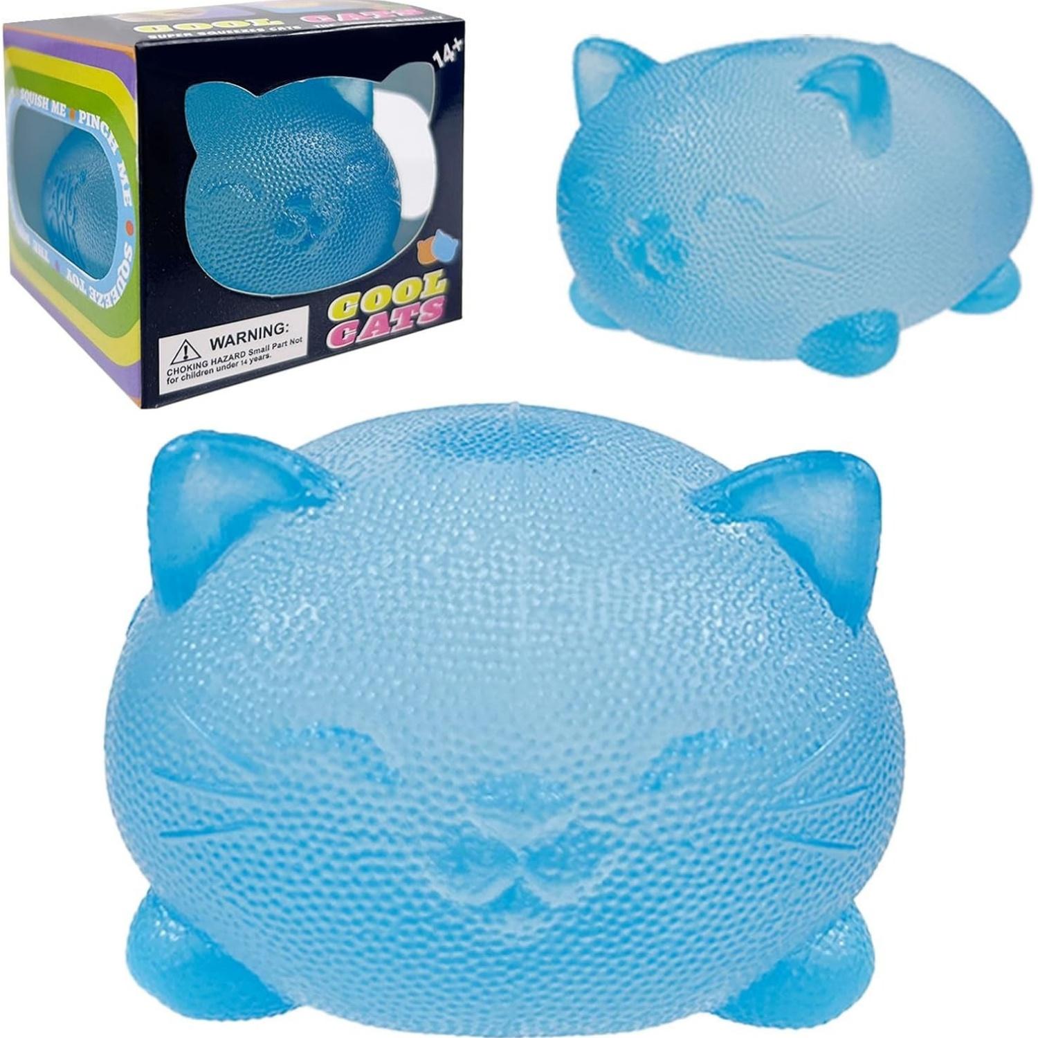 

Gummy Cat Maltose Filled Squeeze Toy For Anxiety Relief & Focus Sensory Fidget Toy For Adult Kid Slow Rising Squishy Stress Ball (As shown-14253)-