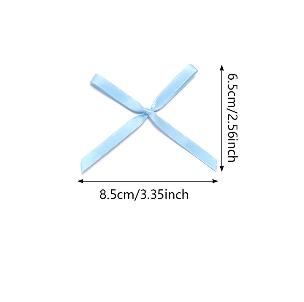30pcs 6.5*8.5cm Polyester Satin Ribbon Bows Colorful Ballet Style Bows For DIY Wedding Party Clothing Headwear Gifts Decoration
