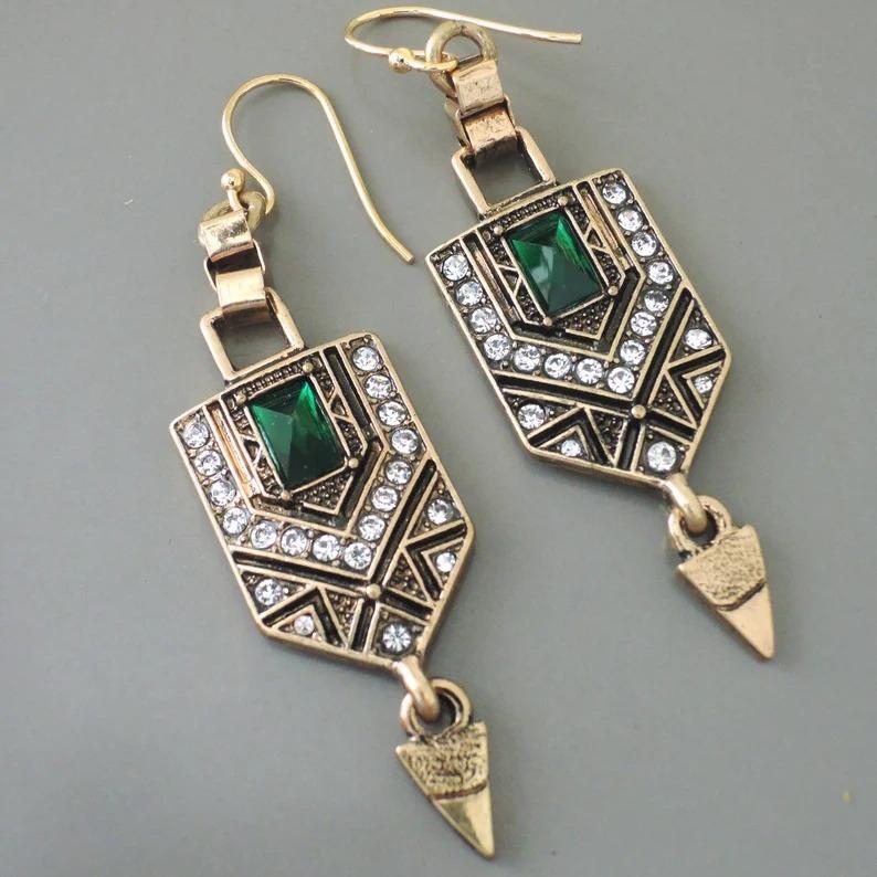 Women's Earrings Retro Geometric Design Fashion Women's Earrings