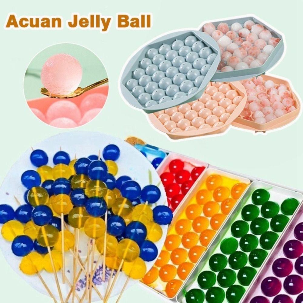Whiskey Ball Ice Cube Maker Mould 37 Grid Ice Cube Tray Mold Mini Hockey Ice Making Mold  Gifts