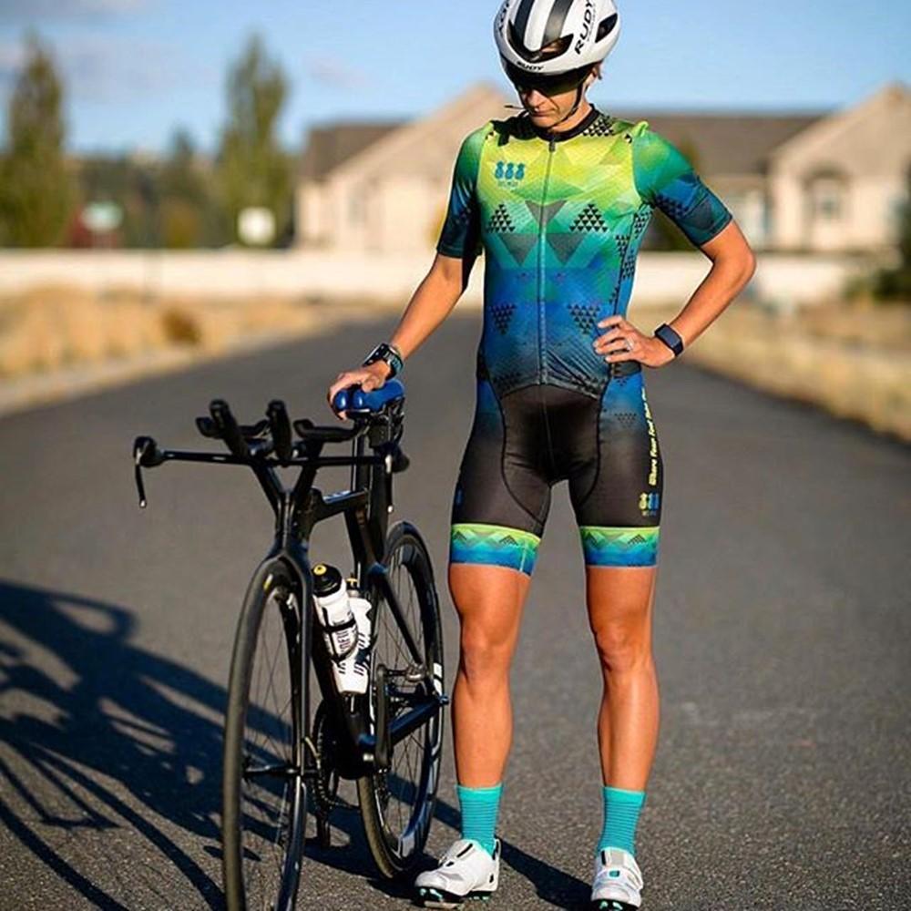 Combinaison Maillot de Cyclisme Tres Pinas pour Femmes, Combinaison Courte de Triathlon, Maillot d'Été, Ensemble Maillot de Vélo, Vêtements de Vélo
