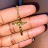 Classic 316L Stainless Steel Pendant Necklaces For Women Men High Quality 18K Gold Plating Non Fading Church Metal Necklace