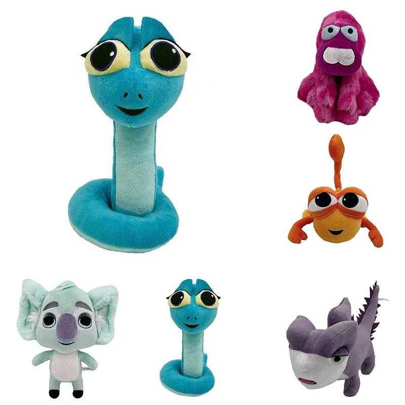 Niedliches „Zurück ins Outback“-Plüschtier Frank Maddie, weiche Cartoon-Stoffpuppe für Kinder