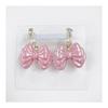 Meteor APAC Minacute Ribbon & Pearl Earrings Pink Size: Approx. W7 D4 H3.2 Q9277