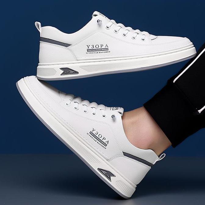 Leather Autumn Men's Shoes Sports Soft Sole Soft Surface Non-slip Wear-resistant Breathable Board Shoes Men's Casual Men's Board Shoes