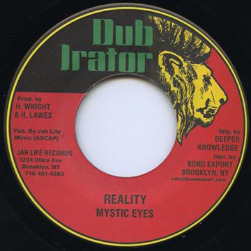 

7inch Record MYSTIC EYES - Reality JL026 Dub Irator/Digi 1979 US Reggae, Ska & Dub