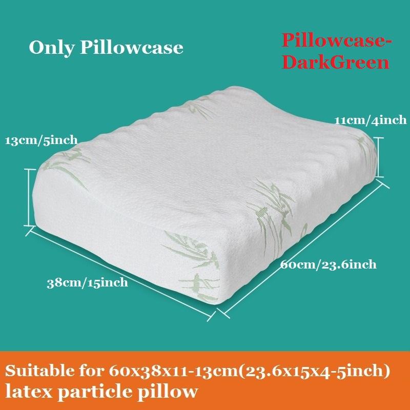 Bamboo Fiber Latex Pillowcase Bamboo Flower Pattern Memory Foam Pillowcase 60x40 Home Adult Pillowcase Pillow Cover