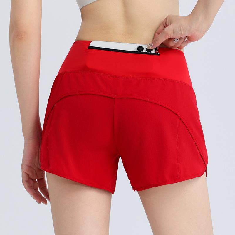 Women's Sports Shorts Running Quick-drying Fitness Yoga Shorts Marathon Training Anti-exposure Pants