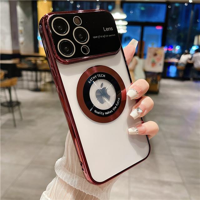 

Роскошный чехол с покрытием Magsafe, чехол для телефона с магнитным кругом для iPhone, чехол с беспроводной зарядкой 11, 12, 13, 14 Pro Max Plus For iPhone 14 Pro