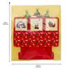 3D Christmas Cards Popup Festive Santa Greeting Cards Hexagonal Christmas Ornament With Envelops Sticky Notes for Kid Gifts