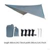 Camping Tarp Canopy Easily Set Up with Storage Bag Rain Awning Tent for Backpacking