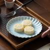 Exquisite Chinese Round Dessert Plate - Perfect for Snacks, Tea, Fruit, or Cakes