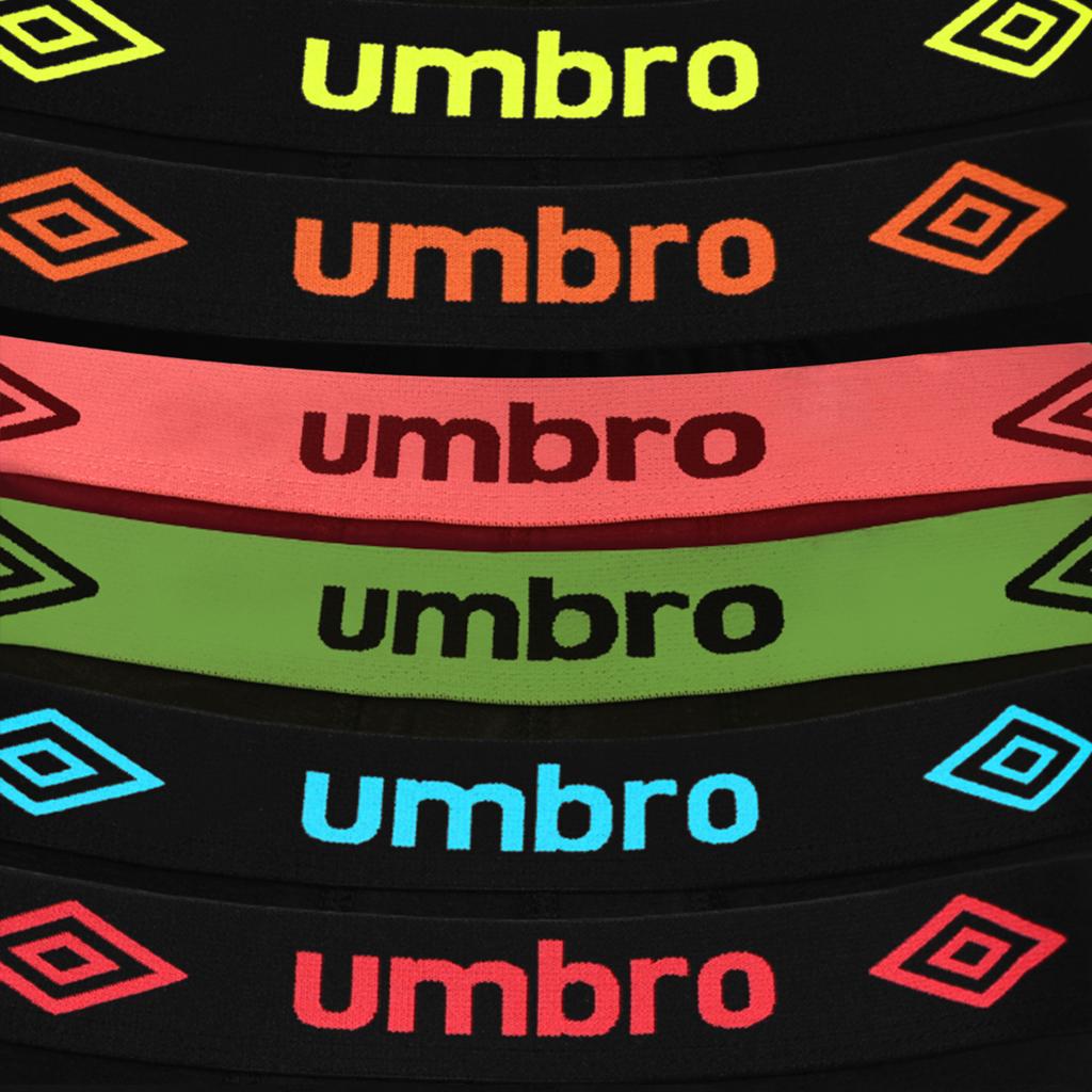 UMBRO Men's Boxer Shorts Cotton 6 Pack