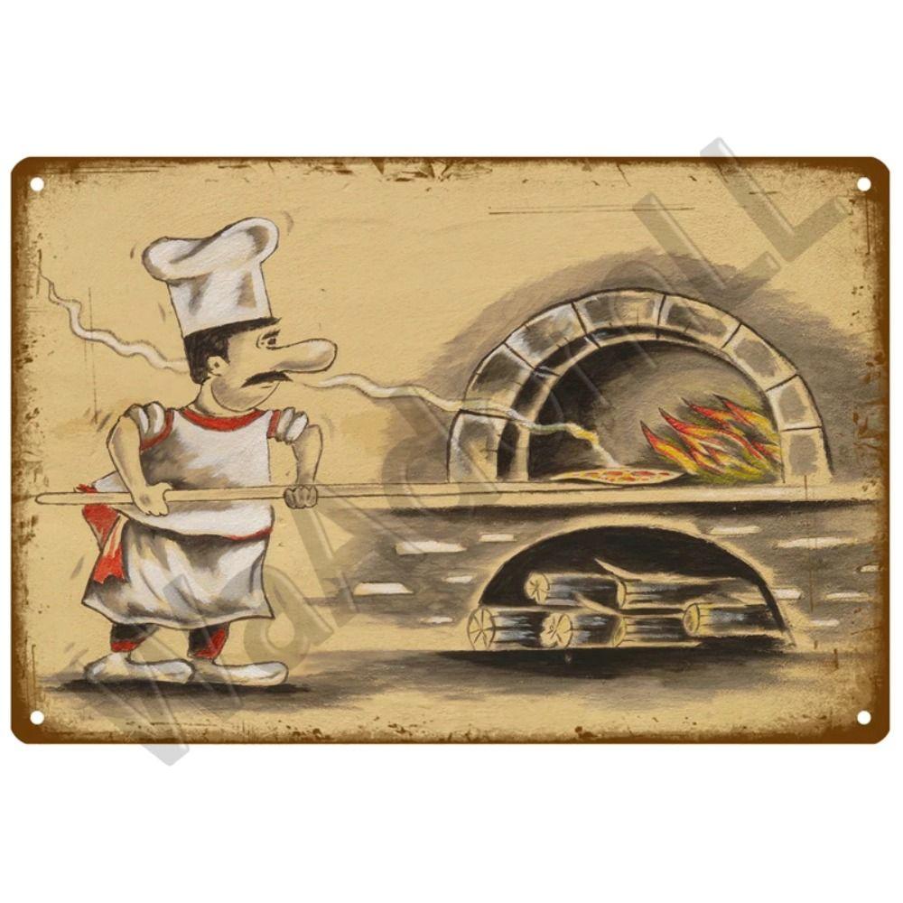 Funny Tin Sign for Kitchen Restaurant Home Decor Metal Plaque 20x30cm