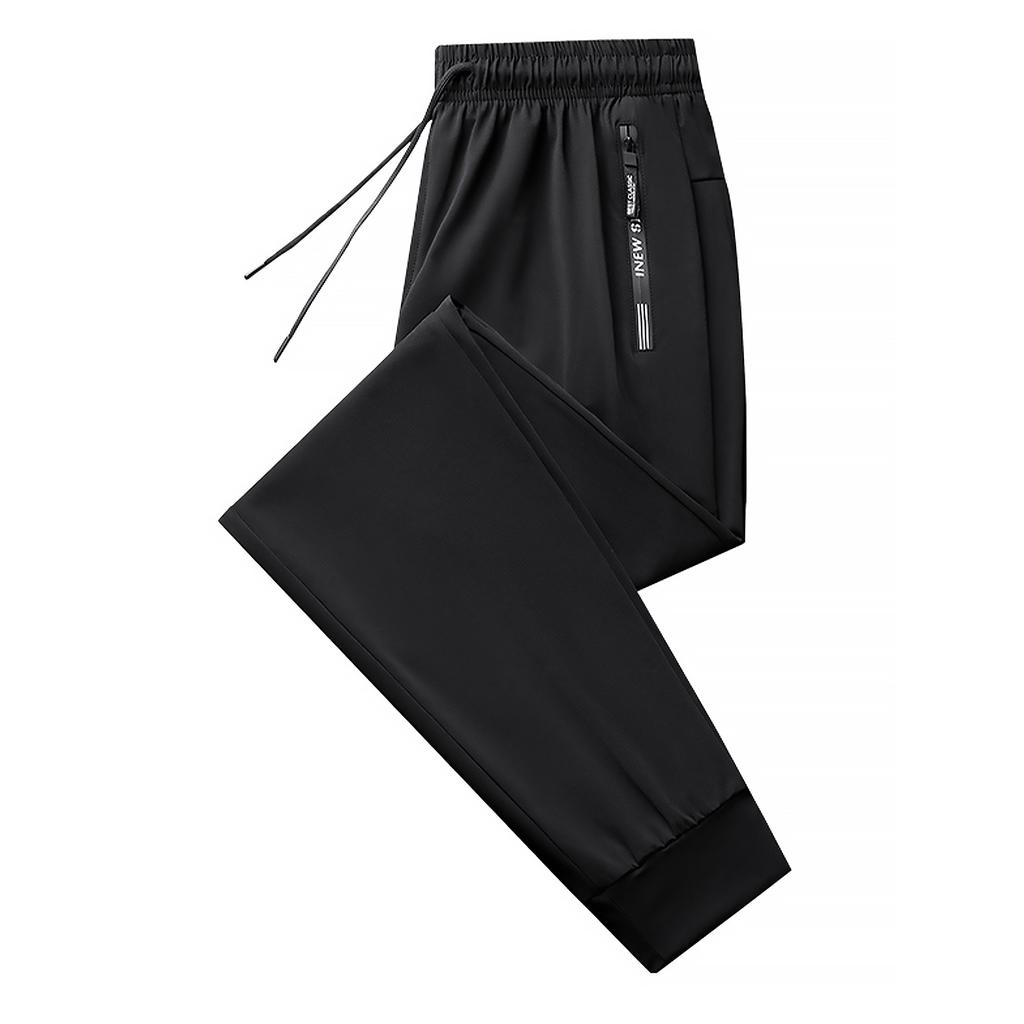 Men's Fitness Pants Zippered Pockets Stretch Sports Pants Running Daily Wear Casual Pants Jogger Man Football Fishing Gift Gym