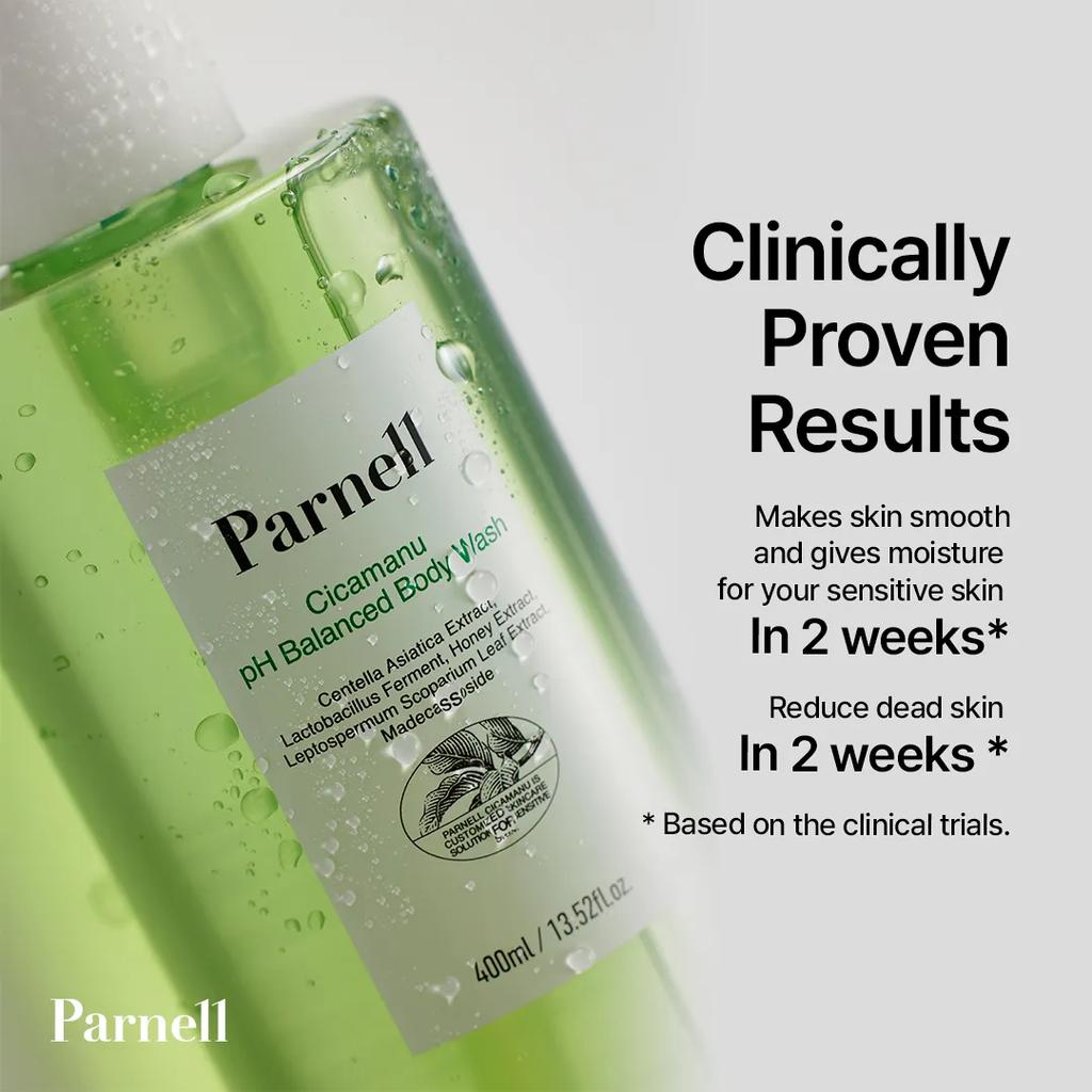 Parnell Cicamanu Bagnoschiuma pH Equilibrato per il Corpo 400mL