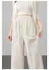 2026 New Linen Maternity Wide-Leg Pants: Thin, No Tightness, Perfect for Spring & Summer