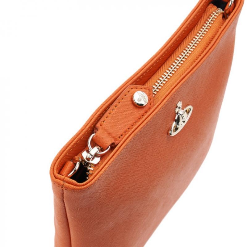 Vivienne Westwood Saffiano Square Chain Crossbody Bag 51030010 L001n F401