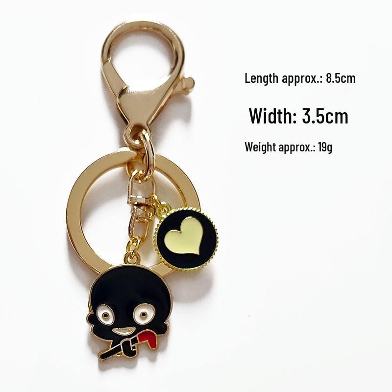 Conan Kid Anime Keychain Pendant - Handmade Cartoon Bag Accessory