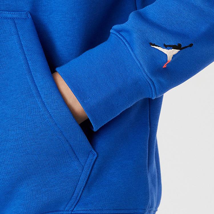 Jordan Sweatshirts Men's Royal Blue Hooded Moderate Regular CK9568-480