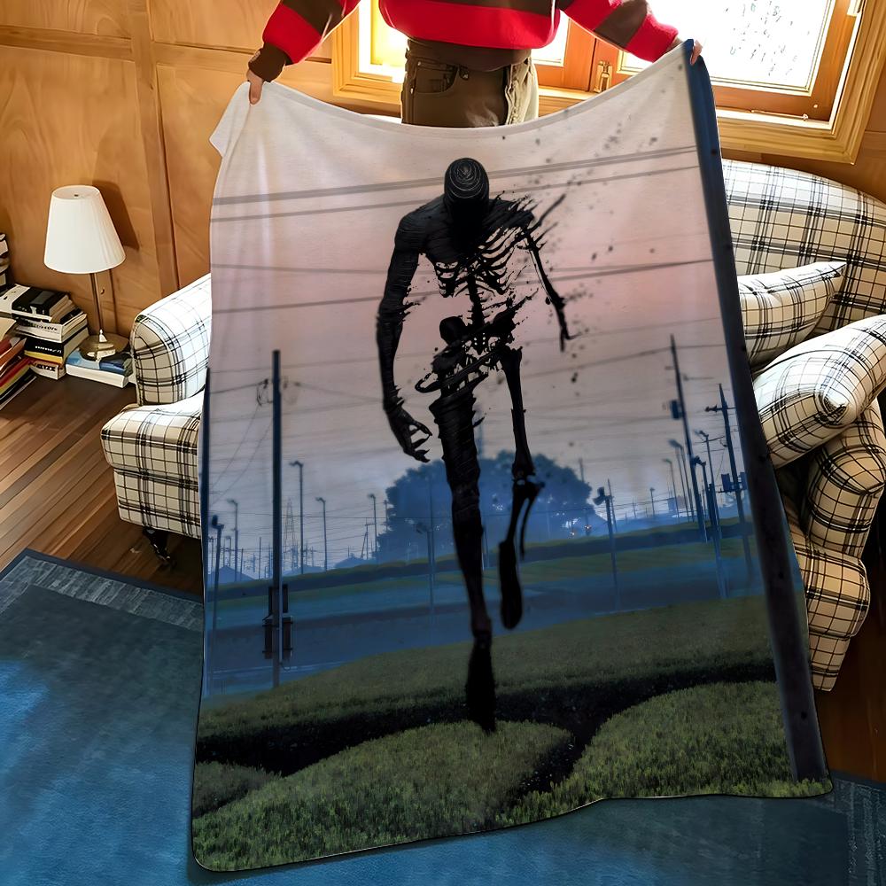 Anime A-Ajin D-Demi H-Human Throw Flannel Cozy Print Blanket, Portable, Durable Machine Washable Cute Cool