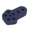 Car Exhaust Hanger Bushing Muffler Rubber Insulator Mount Bracket Universal 7 Holes 12mm DiaBlue