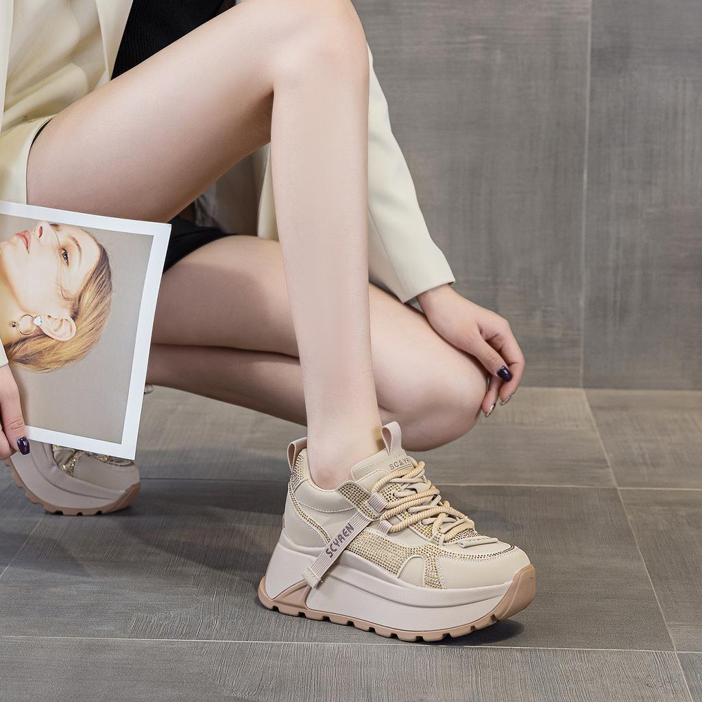 Thick Soled Forrest Gump Shoes for Women In Autumn 2025 Popular Among Internet Celebrities  Casual and Fashionable Dad Shoes