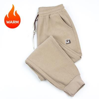 Fall and Winter Models Padded Drawstring Leggings Women's Pants Sweatpants Drawstring Large Version of The Casual Pants Sweatpants