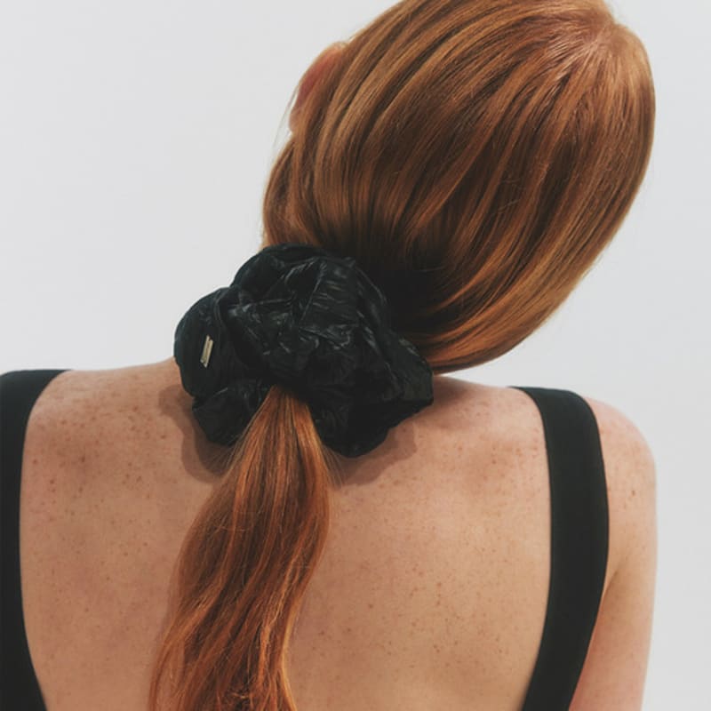 JOY GRYSON Adventurous Black Scrunchie JO4SHX11
